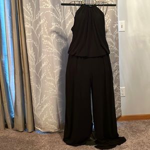 NWT Black Dressy Jumper with chain neck 1X